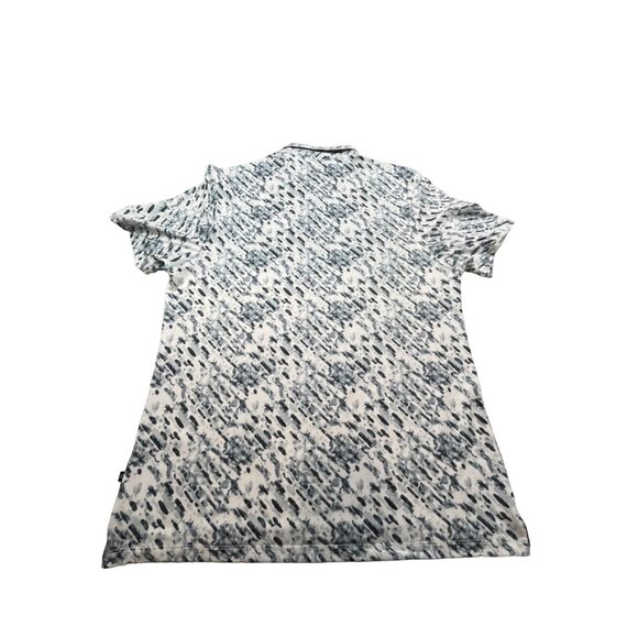 7Diamonds Mr. Blue Sky 4-Way Stretch Polo Mens Large NWD Pullover Bahamas Flag - Picture 2 of 13